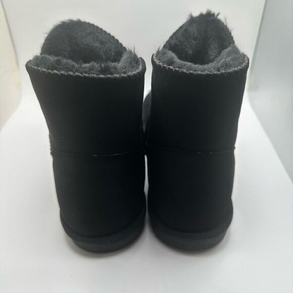 CUSHIONAIRE Cozy Boot 9.5 BLACK NEW - Picture 4 of 7